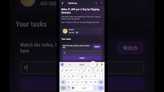 TapSwap Video Code Make 1000 Per Day By Flipping Domains [upl. by Engud]