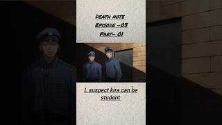 Death Note Episode 03 part1 Hindi dubbed deathnotehindi anime netflixanime japaneseanime [upl. by Raseac]