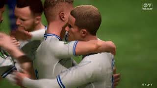 Fc 25 My career Lech Poznan vs goteborg EuropaConference League Rd 16 20242025 [upl. by Wiseman527]