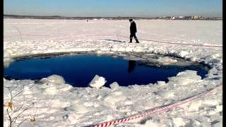 Restos y daños del Meteorito derribado en Rusia Febrero 2013 [upl. by Maxfield]