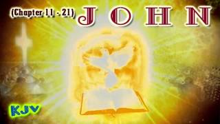 43 Gospel of JOHN pt2 chapter 1121  KJV King James Version  Holy Bible [upl. by Nevi]