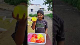 water balloon catching challange💧🎈TomampJerry 😁DiyaIshwarya shorts viralvideo [upl. by Nylirad]