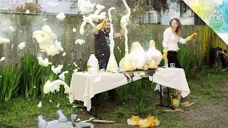 Exploding Elephant Toothpaste  Hard Science [upl. by Asquith21]