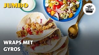 Wat eten we Wraps met gyros [upl. by Aiuqes]