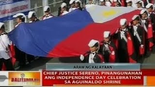 BT CJ Sereno pinangunahan ang Independence Day celebration sa Aguinaldo Shrine [upl. by Madda]