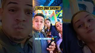 🤔¿Eres una sirena o sireno🧜‍♀️ youtubeshorts familyalegre shorts humor ariel disney [upl. by Ehcadroj791]