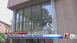 180 million in NC House budget plan for Poe Hall at NC State [upl. by Nohtanhoj408]