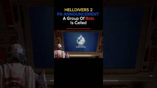 Helldivers 2 PA Announcement  A Group Of Bots Is Called [upl. by Sonafets]