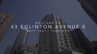 43 Eglinton Avenue East Unit 1601 Toronto ON [upl. by Akiret]