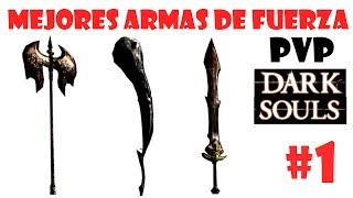 Dark Souls PvP con mejores armas de fuerza  Ep1 Garrotazo espadón H serpiente y zweihander [upl. by Ahsinawt]