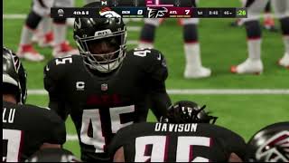 Madden 22 Falcons vs Broncos [upl. by Rother]