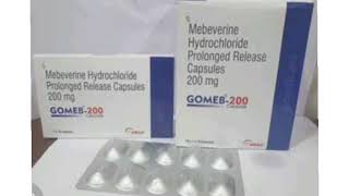 GOMEB 200 Capsule Mebeverine Hydrochloride Prolonged Release Capsules 200 mg [upl. by Tenenbaum609]