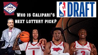 Who will John Caliparis first lottery pick be at Arkansas [upl. by Merrow307]