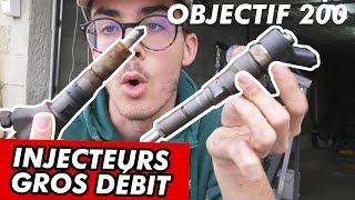 Gros injecteurs et embrayage renforcé pour la 206 HDi  Objectif 200 [upl. by Meekar900]