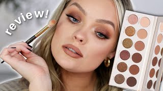 JACLYN HILL x MORPHE DIVINE NEUTRALS REVIEW amp TUTORIAL  Brianna Fox [upl. by Lirrehs]