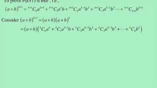 Binomial Theorem Proof using Induction [upl. by Dorkus23]