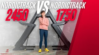 NordicTrack 1750 vs 2450 Treadmill Review Watch Before You Buy [upl. by Budde]