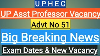 Uttar pradesh asst professor vacancy big latest updates exam dates amp New Asst professor vacancy [upl. by Hulbig]