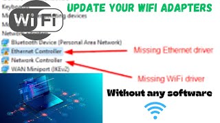 Automatically Update WiFi Driver Windows 10 In Laptop Simple and Quick Way [upl. by Ttiwed]