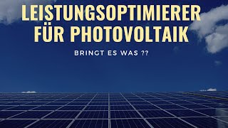 Leistungsoptimierer für PhotovoltaikbalkonkraftwerkJanSonne [upl. by Jenkins29]