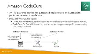 Aws CodeGuru Overview  Cloud Monitoring Amazon Web Service [upl. by Devol]