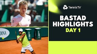 Galan Takes On Monteiro Van Assche Battles Madaras  Bastad 2023 Highlights Day 1 [upl. by Yvel]