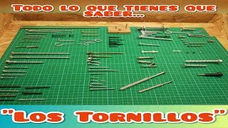 Todo lo que tienes que saber de los tornillos Tipos y usos [upl. by Daahsar]