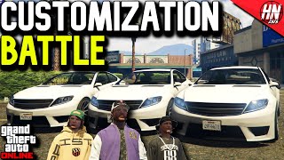 Benefactor Schwartzer Customization Battle ft NoProblemCheating twingomp4  GTA Online​ [upl. by Johnath559]