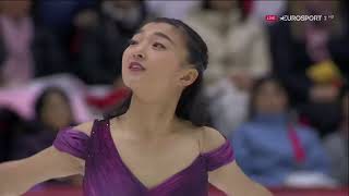 Kaori Sakamoto  Short Program  Helsinki Grand Prix 2018 [upl. by Aneleh772]