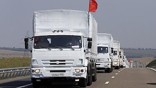 Le convoi humanitaire russe avance le convoi ukrainien aussi [upl. by Tullus]