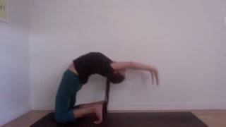 Yoga Backbend Trick Camel Ustrasana to Upward Bow Urdhva Dhanurasana Shana Meyerson YOGAthletica [upl. by Ayahsal]