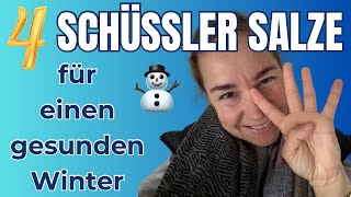 Welche 4 Schüssler Salze dich optimal durch den Winter und die Erkältungszeit bringen [upl. by Aivatahs]