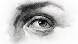 how to draw human 👁️ Eye🔥 😳Realistic 👁️ tutorial for beginners step by stepCreativeArtnk [upl. by Nwahsid]