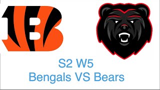 Cincinnati Bengals VS Alabama Bears  FFL Season 2 Week 5 Game Highlights [upl. by Savinirs356]