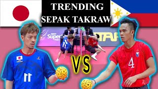 Sepak Takraw  Philippines Vs Japan  Full Game HD [upl. by Quirk]