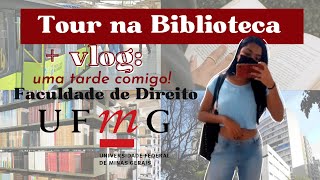 Tour na Biblioteca da Faculdade de Direito da UFMG  Vlog rápido da minha tarde [upl. by Brackett]