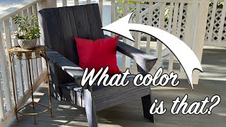 Colored Stain on Outdoor Furniture [upl. by Ettedanreb]