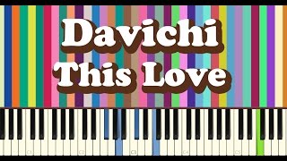 다비치Davichi  이 사랑This Love piano cover 태양의 후예 OST [upl. by Leasim760]