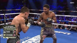 Oscar Valdez vs Stevenson [upl. by Atiniv]