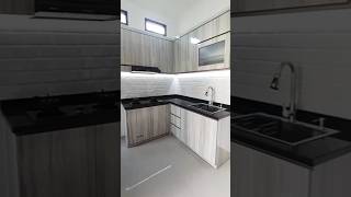 Kitchen set Letter L Minimalis shorts kitchenset kitchensetbalikpapan [upl. by Nassi]