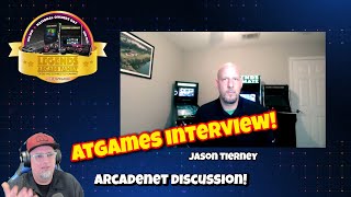 AtGames ArcadeNet Discussion With Jason Tierney  National Owners Day 2021 [upl. by Grimona]