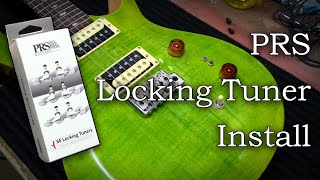 PRS SE Custom 24 Locking Tuner Upgrade [upl. by Yanrahs]