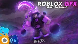 How to make a Roblox GFX from start to finish [upl. by Namreg237]