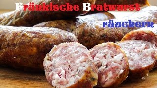 Fränkische Bratwurst räuchern [upl. by Messing]