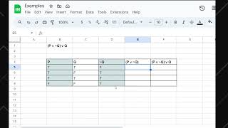 Truth Table Practice P v Q v Q [upl. by Cassady]