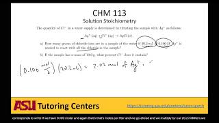 Solution Stoichiometry and Titrations [upl. by Yenmor653]