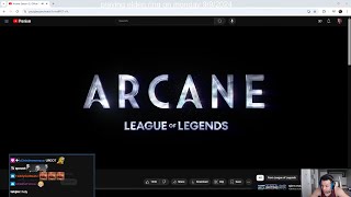 tyler1 reacts to arcane season 2 trailer [upl. by Hewet]