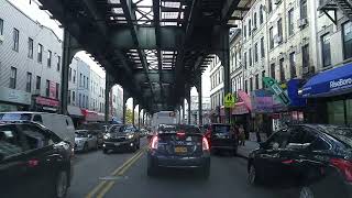 Driving from Glendale in Queens to Bushwick in BrooklynNew York [upl. by Eeralih]