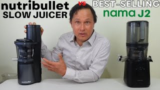 Nutribullet Slow Juicer vs Nama J2 Cold Press Review Comparison [upl. by Rotberg]