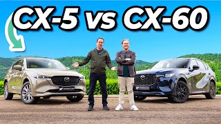 Mazda CX5 vs CX60 Compared Whats The Difference [upl. by Cleary]